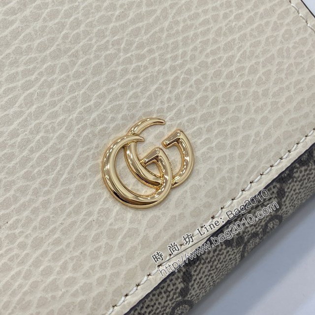 Gucci專櫃古馳最新款Ophidia系列短款女士錢包錢夾 jh2472型號：598587